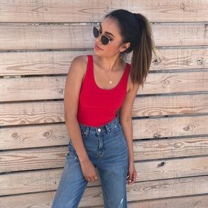 Red Tank Bodysuit 🆕